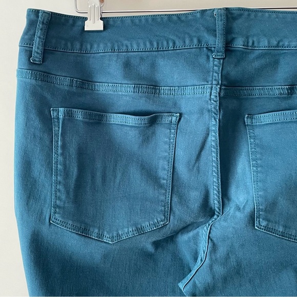 Maurice’s Teal High Waisted Jeggings Size 18W Reg (Hemmed to Petite Length) - Picture 11 of 16